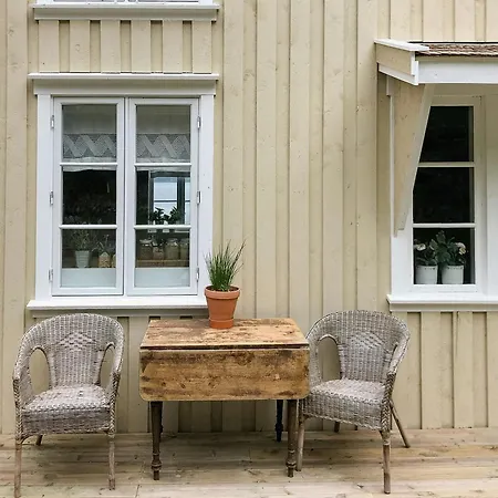 Peaceful Log By The Fjord On Ytteroy