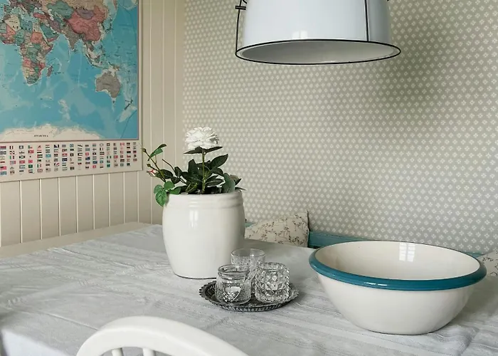 Peaceful Log By The Fjord On Ferienhaus *