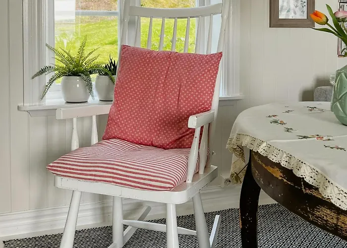 Peaceful Log By The Fjord On Ytteroy