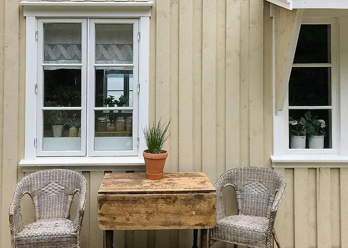 Peaceful Log By The Fjord On Ytteroy